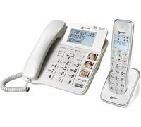 Amplidect 295 Combi - Téléphone Amplifié Filaire Et Son Combiné Additionnel Avec Répondeur, Sonnerie Puissante Et Grosses Touches Pour Séniors - Perte Auditive Faible Ou Moyenne - Version Fr