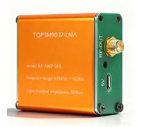 Amplificador de bajo ruido de 0,1 MHz a 6 GHz, 20 dB, LNA de banda ancha de RF con impedancia de 50 ohmios, bajo ruido +35 dBm, IP3, para recepción de radio SDR, instrumentos de medición