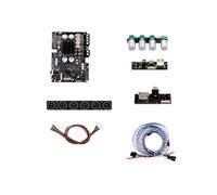 Amplificateur 5.3 à Réglage DSP 2.0 Contrôlé par Application, 2 X 50 W, Effets WS2812, Entrées TF/USB/SPDIF/AUX, Sortie I2S B