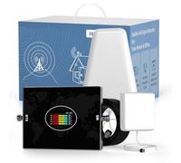 Amplificateur 5G 4G 3G GSM 5 Bandes 28/8/3/1/7 Amplificateur GSM pour Le Bureaux à Domicile 70dB Gain Répéteur de Signal Compatible Bouygues, Free, Orange, SFR