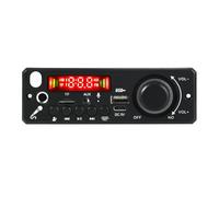 Amplificateur 6W Module Radio FM Voiture DC 5V Compatible Bluetooth 5.0 USB TF Enregistrement Micro Télécommande (A)