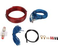amplificateur 8 -Gauge -Kit de câblage avec AMP -Câble d'alimentation RCA -Ligne audio pour haut-parleurs de voiture -Subwoofer