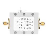 Amplificateur à faible bruit Jadeshay, module LNA 1 pièce, amplificateur RF 50 M-4 GHz, NF = 0,6 dB, RF FM HF VHF/UHF, amplification des signaux de radiofréquence, filtrage, élimination du bruit