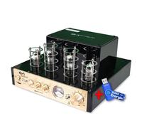 Amplificateur à tube, Evidence Acoustics EA-50TUBE-BT stéréo 2 x 25W rms, Vintage à lampes+Clé USB 32G