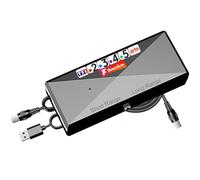 Amplificateur Antenne TV 2026 - Booster Signal TNT HD DVB-T2, Réception Stable Full HD & 4K UHD, Compatible Antenne TV Intérieure et Extérieure, Câble Coaxial Inclus
