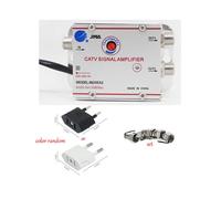 amplificateur antenne tv,Boîtier de télévision numérique CATV,30dB,antenne amplificateur de Signal intérieur,220V 50/60Hz,1 in 2