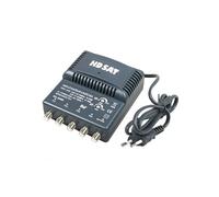 Amplificateur Antenne TV TNT 4 SORTIES ampli d'intérieur 220V - Gain 25dB Réglable UHF VHF