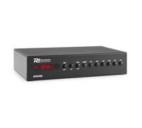 Power Dynamics WT240A Amplificateur Stéréo WiFi avec Bluetooth - 80 Watts, Multiroom, AirPlay, DLNA, USB, Ethernet, Télécommande, Montage 19", Idéal pour Les Petits Commerces