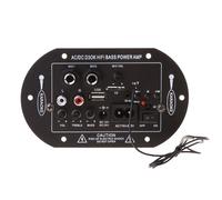 Amplificateur Audio 5.0 compatible Bluetooth, caisson de basses 220V 12V 24V, double Microphone, HiFi, puissance des basses, avec télécommande
