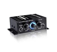 Amplificateur audio, AK270 400W 12V Hifi Power Amplifier Stereo Home Car BASS Amp Music Player Speaker Class D Sound AUX pour le bricolage à domicile(Amplifier)