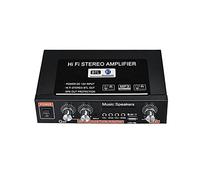 Amplificateur Audio, Amplificateur de voiture audio stéréo à 2 canaux HIFI STEREO AUDIO Bluetooth 2 canaux Amplificateur de voiture puissant for le subwoofer