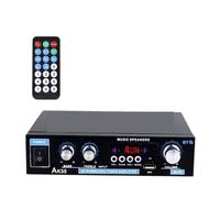 Amplificateur audio, Amplificateurs Bluetooth HiFi Digital MP3 Channel 2.0 Sound AMP Support Stereo FM Radio Pour la maison et le karaoké