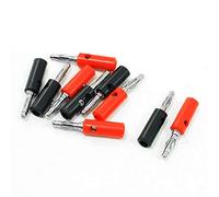 Amplificateur audio Borne d'enceinte Câble 4MM Fiche banane mâle Adaptateurs JACK vis Connecteurs for la banane Prise de courant d'essai