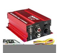 AMPLIFICATEUR AUDIO CAR HIFI - Basse Stéréo Hifi À 2 | Amplificateur De Puissance Stéréo Auto | SADE STEREO RECETIVER BOX | Amplificateur Stéréo Multicanal Automatique Amplif