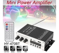 Amplificateur Audio de voiture avec t¿¿l¿¿commande Bluetooth",2x20W,2 canaux,HI-FI,Radio FM,"Support de lecteur USB/SD/MP3/DVD/AUX