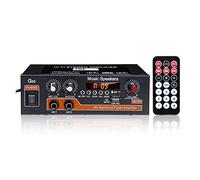 Amplificateur Audio, HIFI STEREO AUDIO AMPLIOR AMPLIFICATEUR AUDIO Bluetooth Bluetooth 2 canaux Amplificateur de voiture puissant de canal for subwoofer 2 canaux(G50)