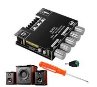 Amplificateur Audio Module Carte - 2.1 canaux,Module Ampli pour Enceinte | pour Techniciens, Ingénieurs, Maison, Voiture, Atelier, Espaces Extérieurs, Gamers, Garage, Bureau