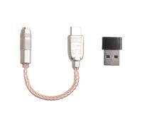 Amplificateur Audio NuméRique CX31993 MAX97220 Double Puce Type-C-3,5 mm AMP Adaptateur Audio HiFi PCM 32 Bits/384 KHz DAC pour Casque