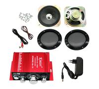 Amplificateur Audio stéréo Hi-Fi, Kit Audio de jeu d'arcade, haut-parleur de 4 pouces pour Raspberry Pi Multi Game PCB Pinball Machine Amplificateur--AV--EU