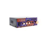 Amplificateur Audio Stéréo Multifonction Bluetooth USB SD FM Violet