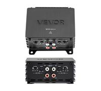 Amplificateur Audio Voiture-VEVOR-Ampli de Puissance à 4 Canaux Pontables Gamme Complète, Max. 4x110 W sous 4 ohms