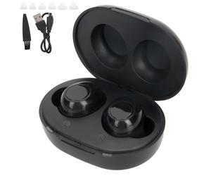 Amplificateur auditif avec réduction de bruit, batterie rechargeable longue durée, volume réglable et son cristallin. Bonne qualité.