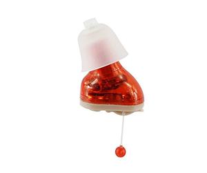 Amplificateur auditif Invisible - Amplificateur de Voix électronique Ultra Mini Ajustable CIC (Rouge)