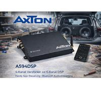 Axton Amplificateur A594DSP, 6 canaux DSP, 4x150 W, Hi-Res
