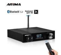 Amplificateur Bluetooth AIYIMA D03 150Wx2 Stéréo HiFi Amplificateur de son Subwoofer USB DAC OLED APTX DIY 2.1 Audio domestique D03 Amplifier UK
