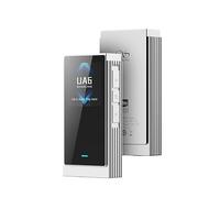 Amplificateur Casque Shanling UA6, DAC USB Portable, CS43131x4 DAC, 768 kHz/32 Bits DSD512, écran 1,3 Pouces, pour Android/iOS/Mac/Windows, Sortie 3,5/4,4 mm/SPDIF, jusqu'à 361 MW à 32 Ω (Argent)