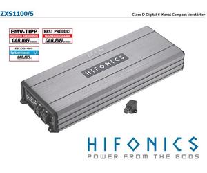 Amplificateur compact numérique 5 canaux Hifonics ZXS1100/5 1100 wat...
