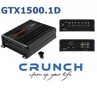 CRUNCH GTX1500.1D Amplificateur numérique mono classe D avec 1500 W max | Gravity Mini amplificateurs | CRUNCH Car Audio Unlimited