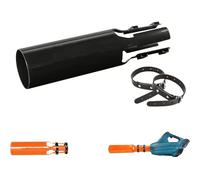 Amplificateur d'air pour Souffleur de Feuilles 2.0, Adaptateur de Buse à DéBit d'air Doublé pour Souffleurs éLectriques/sans Fil, pour Feuilles MouilléEs, Neige(Black)