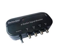 Amplificateur d'Antenne - AIDAPT - 4 Sorties - Bypass Numérique - Connecteurs Type F - LED