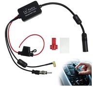 Amplificateur D'Antenne D'Autoradio 12V Dab Splitter Amplificateur Antennes De Voiture Pour Radio Dab/Fm/Am Adaptateur De Signal D