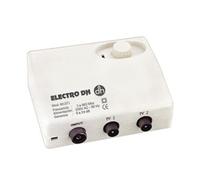 Amplificateur d'antenne Electro DH, pour TNT, faible bruit, réglage du gain de 0 à 24 dB, avec commutateur, 60.271