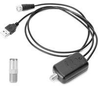 Amplificateur D'antenne HDTV, HD TV Booster activateur de Signal répartiteur d'antenne numérique Puissant amplifié intérieur réception améliorée pour Obtenir Plus canaux Effacer Les canaux pixélisés