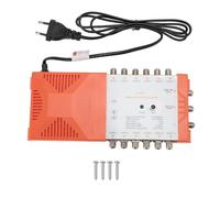 Amplificateur D'antenne TV, Gain Réglable, A112C 4G LTE à Faible Bruit 1 Entrée 12 Sorties pour Connecter Plusieurs Téléviseurs (Prise UE 220-240V)