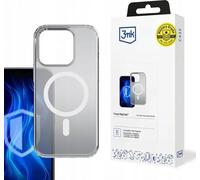 Amplificateur d'appel telephonique - amplificateur d'ecoute 3mk Frosty MagCase iPhone 16 Pro Max blanc/blanc