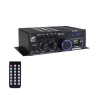 Amplificateur de Caisson Basses à 2 canaux, Compatible AK380, Basse HiFi 40W +, Lecteur Musique USB AUX for Maison et Voiture Haute efficacité(AK-380)