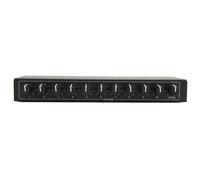 Amplificateur de casque Aux Mini Jack, entrée 3.5mm, canal 1 entrée 10 sorties, adaptateur d'amplificateur de son stéréo, distributeur 100-240V, prise UK