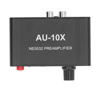 Amplificateur De Casque D'éCoute, PréAmplificateur Phono De Signal Sonore StéRéO 20db Avec Sortie D'entréE Rca Pour Casque De 3.5mm