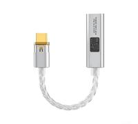 Amplificateur de casque HiFi pour smartphone Gaming PC pour HiFi (argent) | Haute résolution, fichiers sans perte, son clair, expérience immersive, pour les amateurs de musique