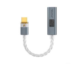 Amplificateur de casque HiFi pour smartphone Gaming PC pour HiFi (gris) | Haute résolution, fichiers sans perte, son clair, expérience immersive, pour les amateurs de musique