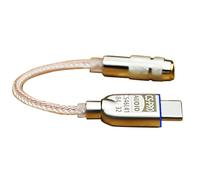 Amplificateur de casque numérique HiFi de Type C à 3.5mm, décodage de puce Cs46L41, câble adaptateur Audio DAC pour Android Win10