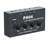 Amplificateur de casque stéréo en métal PH04 4CH, séparateur Portable Ultra-Compact, préamplificateur for Studio