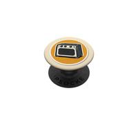 Amplificateur de Charbon avec Un Visage Rock and Roll pour Les Fans de Musique PopSockets PopGrip Adhésif