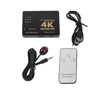 Amplificateur de commutateur HDMI 4K Ultra HD 1080P 3 Ports HDMI commutateur sélecteur d'amplificateur séparateur Hub avec télécommande