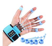 Amplificateur de doigt, entraîneur de doigt en silicone amovible et amplificateur de main super élastique, tendeur de doigt entraîneur de préhension Entraîneur d' -bras pour les sports de tennis