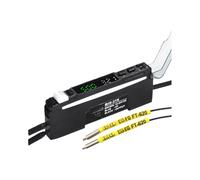 Amplificateur de fibre à affichage numérique LES-31N, équipement contrôle industriel anti-interférence grande vitesse, capteur réflexion diffuse faisceau traversant(M6)